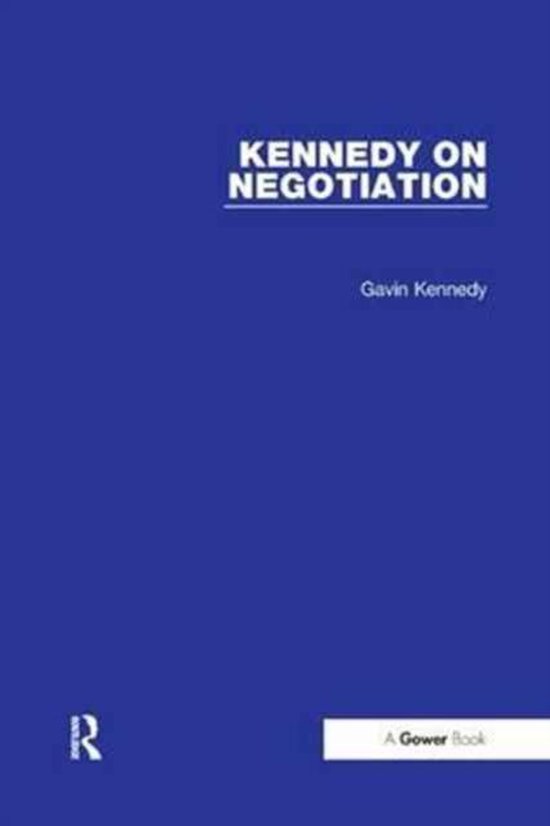 Kennedy on Negotiation - cover