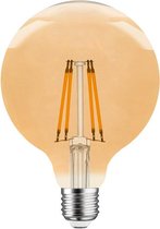 LEDmaxx LED Filament Globe G125 E27 4W 2200K goud 300lm