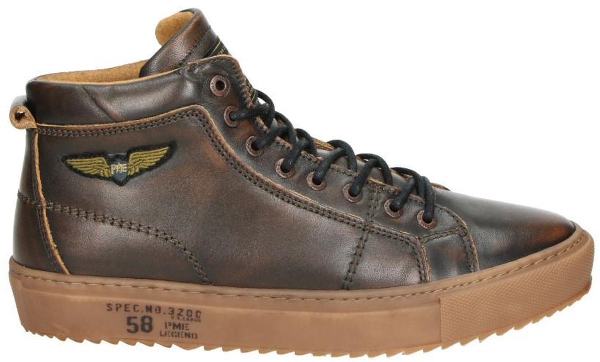 PME Legend Schoenen Mid Sneaker TH Donker Bruin (PBO196045 - 771) | bol.com