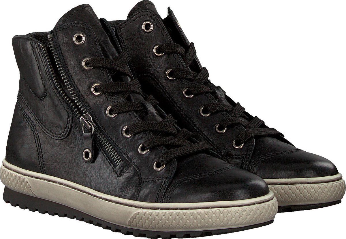 Gabor Dames Sneakers Groen sue hoge 2rits h sneaker ls | Van den Assem