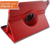 iPad Air 2 Hoes 360 draaibaar Rood.