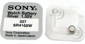 Sony 337, SR416SW, SR62 knoopcel horlogebatterij