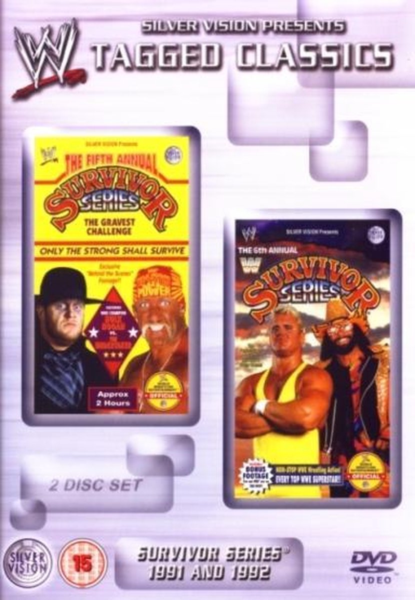DVD WWE Tagged Classics: Survivor Series 1991 and 1992