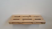 Wandplank Pallet - Pallethout - Bruin - 60 x 24 x 5 cm - Thasth Design