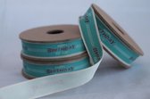 Ribbon lint band 3 meter op rol Happy Birthday to you