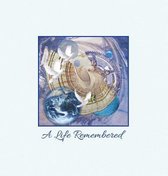 ''A Life Remembered'' Funeral Guest Book, Memorial Guest Book, Condolence Book, Remembrance Book for Funerals or Wake, Memorial Service Guest Book