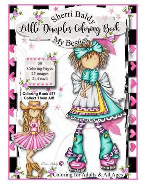 Sherri Baldy My Besties Little Dimples Coloring Book, Sherri Ann Baldy