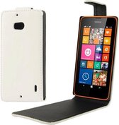 Nokia Lumia 930 - Flip hoes cover case - PU leder - PC - Verticaal - Wit
