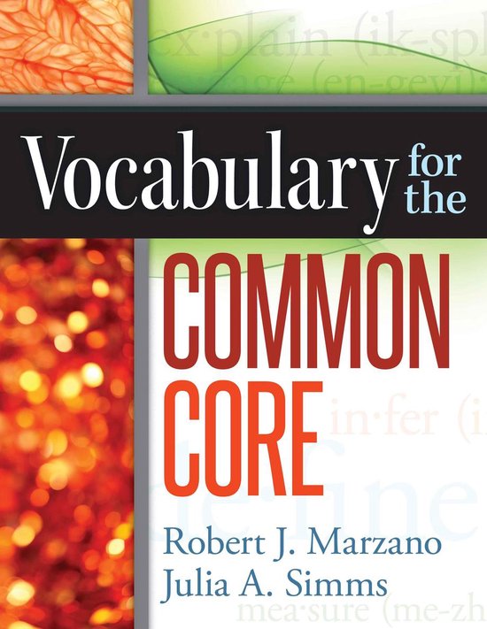 Vocabulary for the Common Core - cover