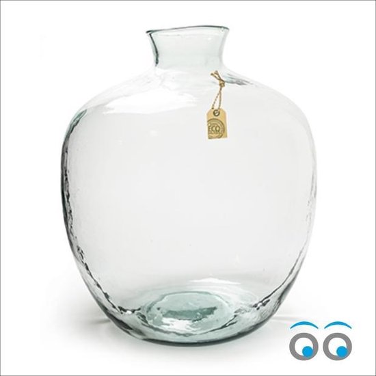 bol.com | Eco Glas Fles vaas (Hoogte 55 Diameter 45/13 CM)