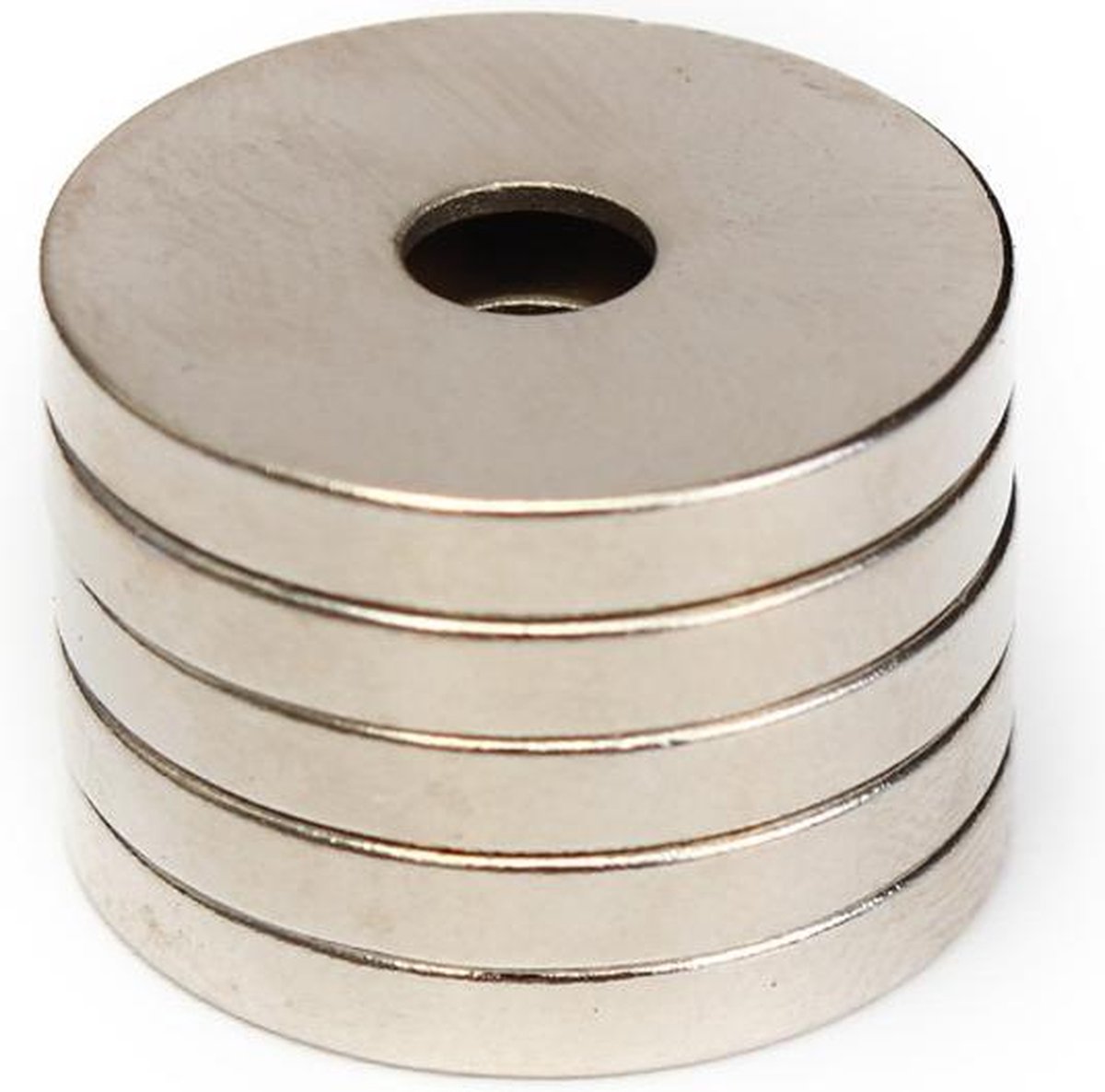 Neodymium – Schijfmagneet – ø18 x 3 mm – N48 – NiCuNi