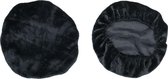 Zwart zitkussen overtrek - kleur zwart - SM 7451B