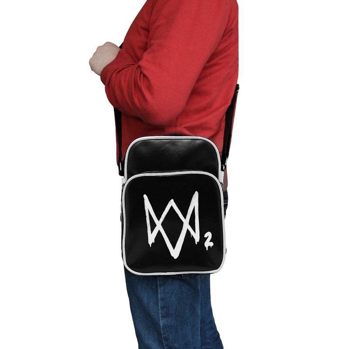 WATCH DOGS 2 Messenger Bag Logo Vinyl Small Size Hook