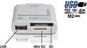 Apple Ipad 2 Camera Connection Kit 5 in 1, Card Reader met USB ingang en SD Kaartlezer, wit , merk i12Cover