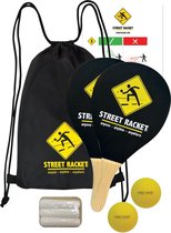 Donic Schildkröt Street Racket Set In Draagtas Zwart