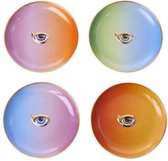 L'OBJET - Lito-Eye set of 4 Cocktail Plates - 4 Colours