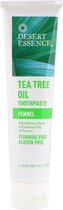 Desert Essence Tandpasta met Venkel smaak - tea tree olie - 100% Natuurlijk