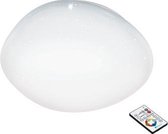 EGLO Sileras - LED plafondlamp - Ø60 cm - wit met kristal