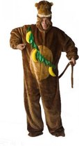 Pluche apenpak kostuum voor volwassenen - carnaval en vrijgezellenfeesten kleding 2XL