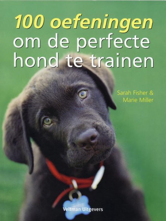 Cover van het boek '100 oefeningen om de perfecte hond te trainen' van Sarah Fisher en Marie Miller