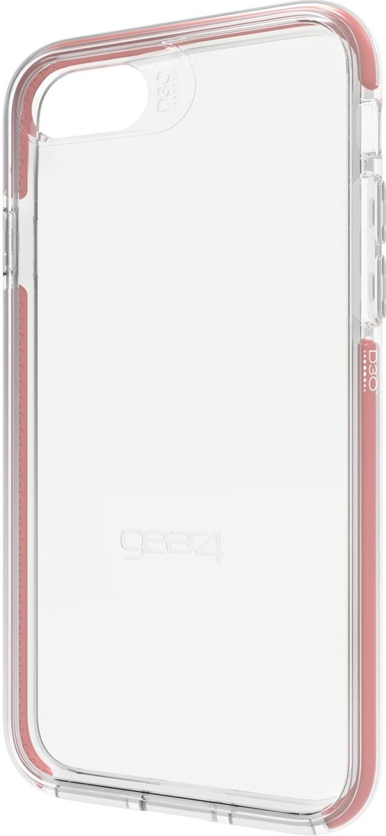 Gear4 Piccadilly transparant hoesje rose goud iPhone 7 8 SE 2020 SE 2022 - Transparant
