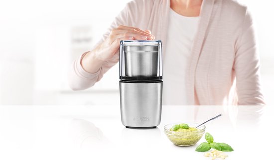 Princess 221040 Multi Hakmolen - Food chopper - Roestvrij Staal - 300ml - 200W - 2 afneembare bekers met 2 messensets - nat en droog gebruik — afbeelding 3