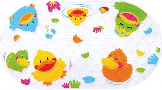 ruimte Ramen wassen voordeel Tigex Badmat Eend – Baby badmat 69 x 39 cm | bol.com