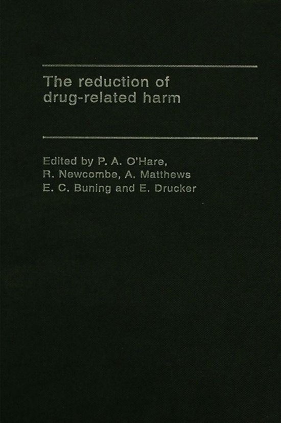 The Reduction of Drug-Related Harm - cover