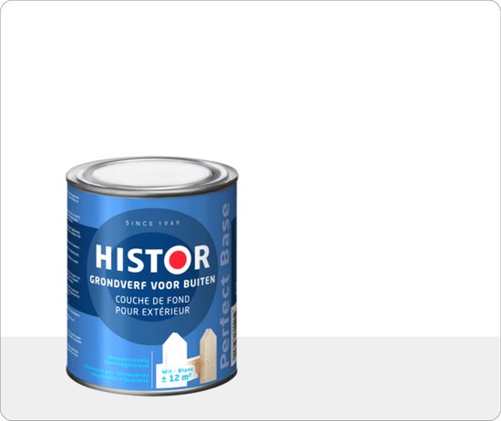 Histor Perfect Base Grondverf voor Buiten 0,75 liter - Wit