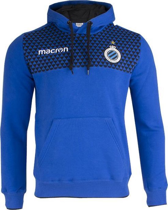 Club Brugge Macron Sweater Hoodie Blauw kids - 128 | bol.com