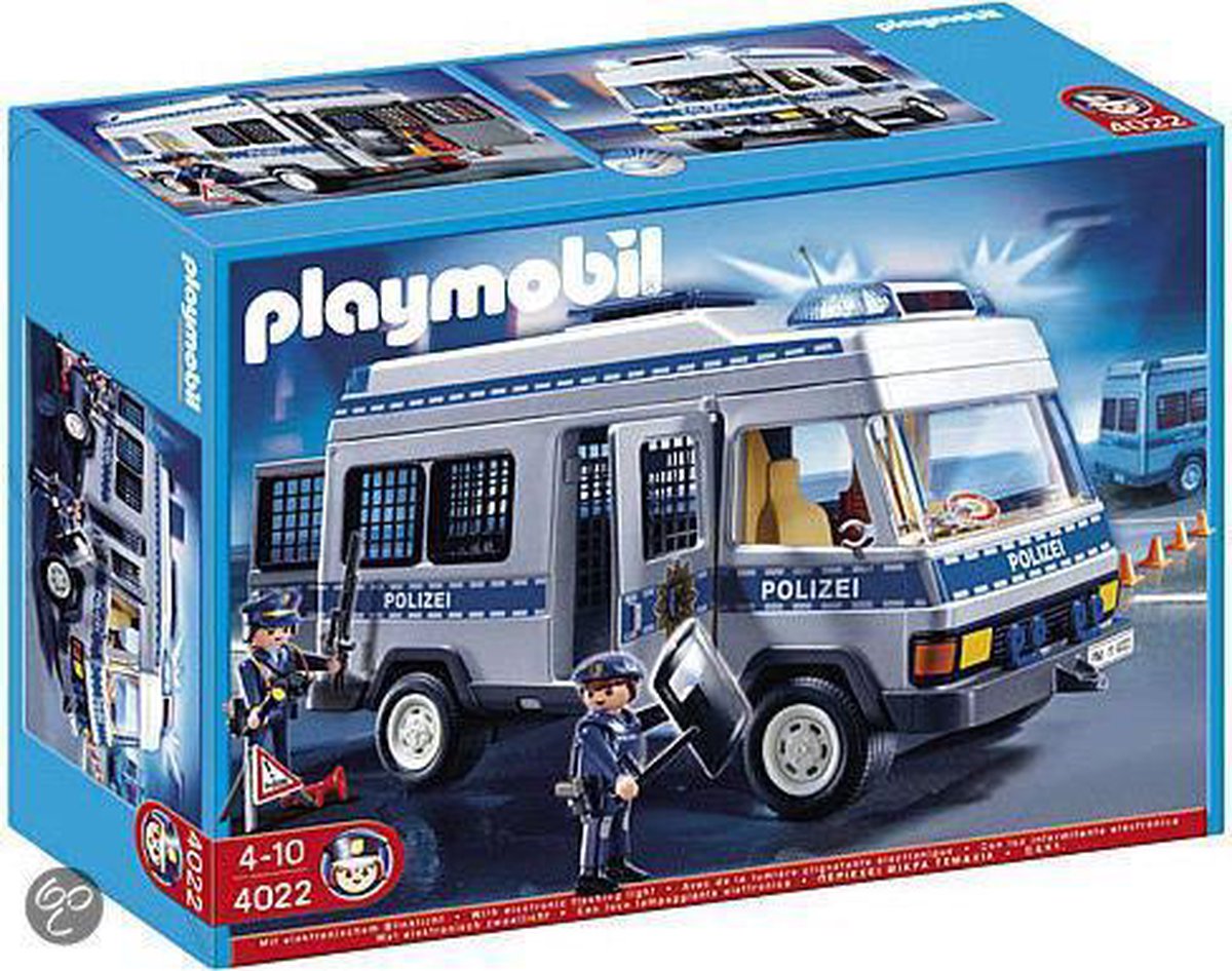Barmhartig breken Habubu Playmobil Politie Mobiele Eenheid Wagen - 4022 | bol.com