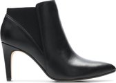 Clarks Laina Violet Dames Enkellaarzen - Black Leather - Maat 42