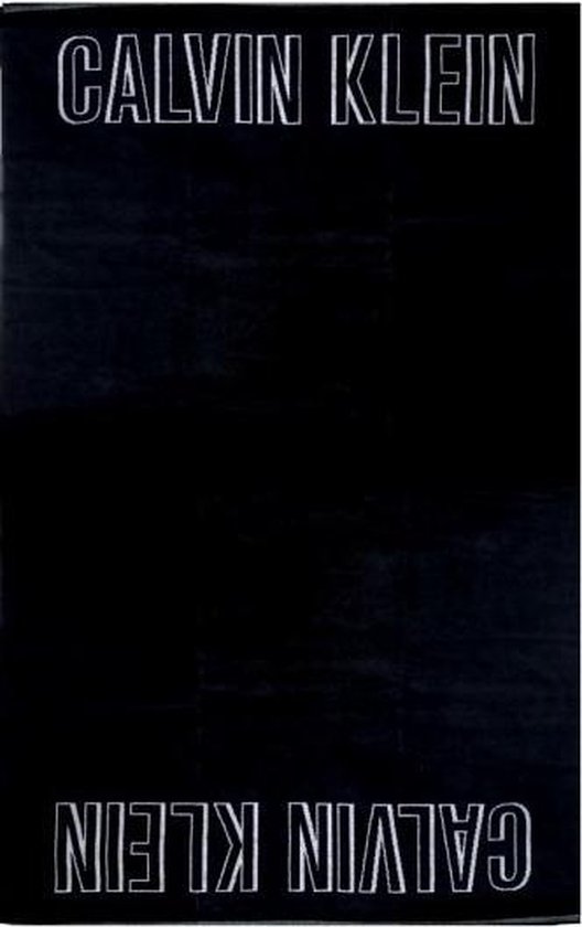 Calvin Klein strandlaken Towel - zwart/horizontaal-One size fits all |  bol.com