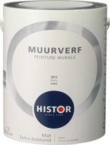 Histor Perfect Finish Muurverf Mat - 5 Liter - Wit