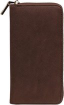 BestCases.nl LG Stylus 2 Plus Luxe Leder look Portemonnee dames/heren - Bruin