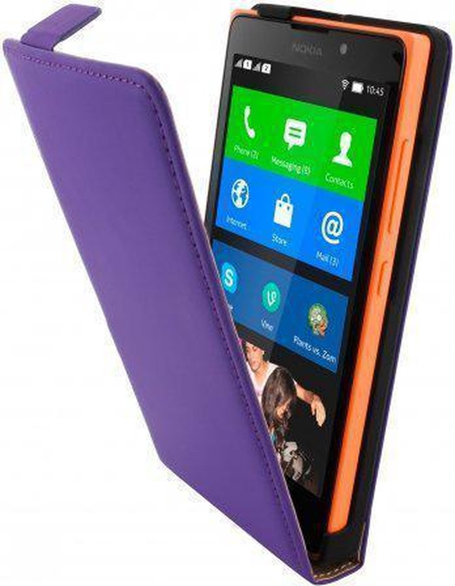 Mobiparts Premium Flip Case Nokia XL Purple