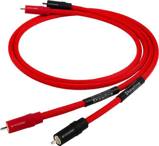 Foto: The chord company shawline x 2rca to 2rca 2m high end rca kabel 2 losse kabels 