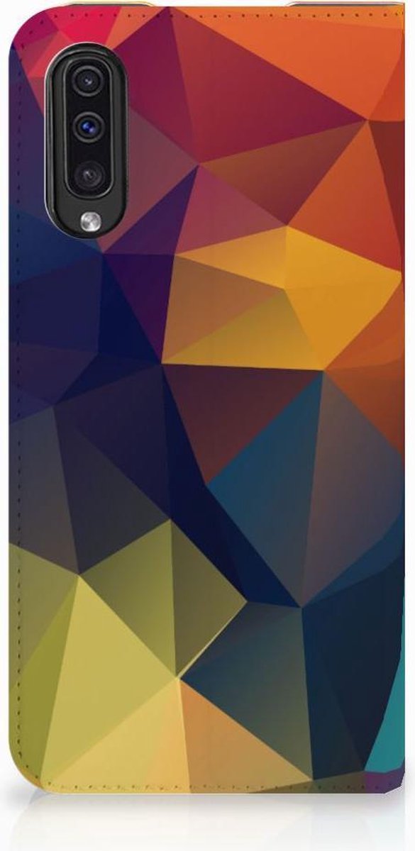 Samsung Galaxy A50 Stand Case Polygon Color