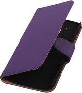 Bookstyle Wallet Case Hoesjes Geschikt voor HTC Desire 526 / Plus Paars