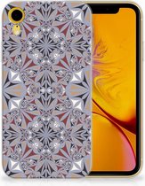 TPU-siliconen Hoesje Geschikt voor iPhone Xr Design Flower Tiles