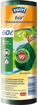 Swirl Eco* pedaalemmerzakken met trekband en gerecyclede materialen - 60ltr 8 stuks