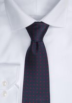 J. Harvest & Frost stropdas gestippeld - 2910100 - Navy / rood
