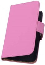 Bookstyle Wallet Case Hoesjes voor HTC Desire 500 Roze