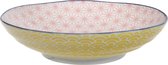 Tokyo Design Studio Star/Wave Pasta Plate 21x5.2cm Pink