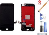 TrendParts® LCD scherm voor iPhone 8 ZWART - AAA+ kwaliteit + gereedschap + tempered glass screenprotector