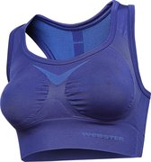 Webster Seamless - Sportbeha - Vrouwen - Maat XL - Blauw