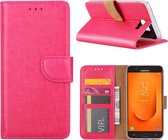 Xssive Hoesje voor Samsung Galaxy J7 Prime 2 - Book Case - geschikt voor 3 pasjes - Pink