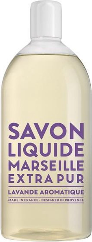 Savon de Marseille savon liquide pour les mains Extra Pur Lavande  Aromatique recharge... | bol.com