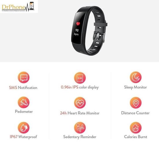 DrPhone V5 Pro Activity Tracker Hardloop Sporthorloge (AGPS) 7
