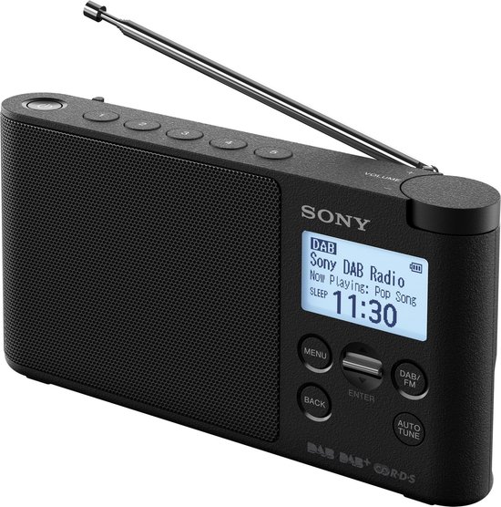 Sony XDR-S41D - DAB+ Radio - Zwart - Sony